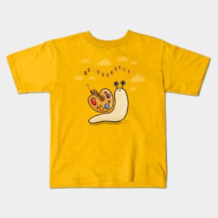 Be Yourself / Artsy Snail Kids T-Shirt